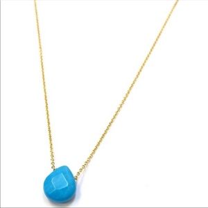 Turquoise drop necklace